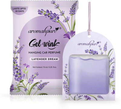 Aromahpure Gel Wink Hanging Car Perfume Lavender Last 30 days Easy to Use gel based air Car Freshener Diffuser GEL-WINK-1(7.5 ml)