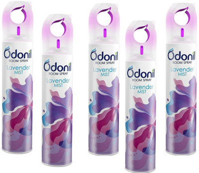Odonil Room Spray Air Freshener Lavender MIST Room Spray-Pk-5 Spray LavenderMIST-5(5 x 220 ml)
