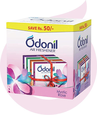 Odonil Special Combo Rose Jasmine Lavender Sandal Car Freshener Spray Special Combo Rose Jasmine Lavender Sandal(4 x 48 ml)