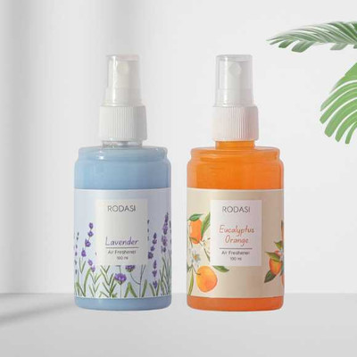 RODASI LAVENDER EUCALYPTUS ORANGE Car Freshener Spray 5236_FLVEO100ML(2 x 100 ml)