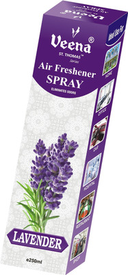 Veena LAVENDER Spray AIR FRESHENER 250ML LAVENDER(250 ml)