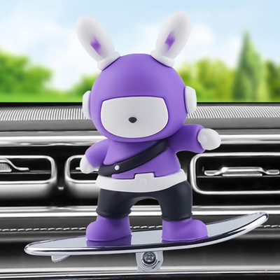 WLEWORLDLOOKENTERPRISES ™ Skater Bunny Floating Purple Long-Lasting & Unique Car Decoration Accessory Aroma Oil Car Fresheners Unique Rotatable Fragrance Diffuser Car Interior Decoration(1.16 ml) WLEWORLDLOOKENTERPRISES ™ Skater Bunny Floating Purple Long-Lasting & Unique Car Decoration Accessory Aroma Oil Car Fresheners Unique Rotatable Fragrance Diffuser Car Interior Decoration(1.16 ml)