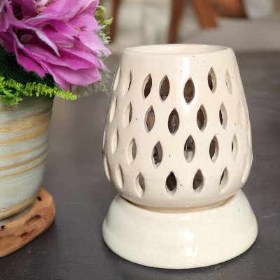 Luxantra Jasmine and Lemongrass Aroma Oils Diffuser Set LX-NETDIFFUSER-WHITE-JAS-LG-SI(20 ml)