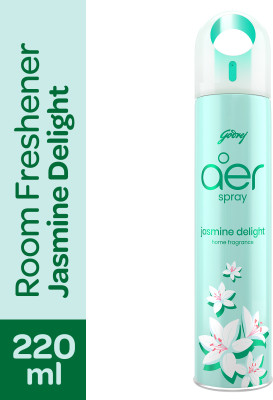 Godrej Aer Room Freshener - Jasmine Delight Spray Morning Misty Meadows(220 ml)