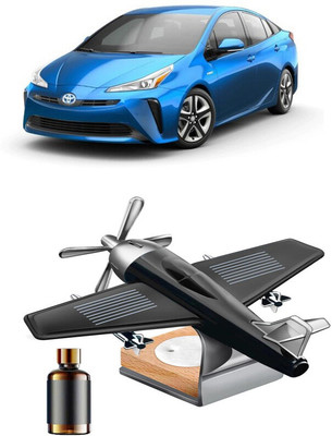 YUNEIK Car Aroma Air Freshener Perfume Solar Power Rotating Perfume Diffuser For Car Diffuser 50_YK-BLACK FAN-588(100 g)