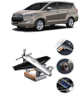 YUNEIK Car Solar Air Freshner Automatic Rotating Diffuser YK_SILVER-SINGLE-FAN-580(100 g)
