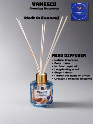 Vamesco Vanilla Diffuser Set Reed-Vanilla(50 ml)