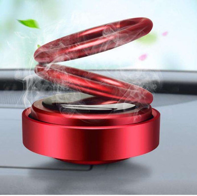 YUNEIK Car Air Freshner Diffuser Solar Auto Rotating Ring Pleasant Car Freshener Gg33(1 Units)