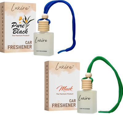 LUXIRE PUREBLACK-MUSK Car Freshener Diffuser lx01(2 x 10 ml)