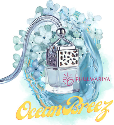 Phulwariya Ocean Breez Car Freshener Diffuser CF02 Ocean Breez(10 ml)
