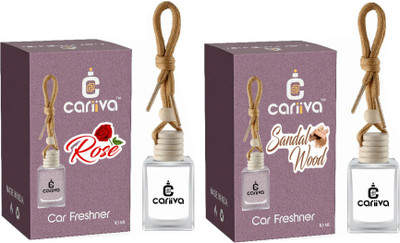 Cariiva ROSE-SANDALWOOD Car Freshener Diffuser CR_02(2 x 10 ml)