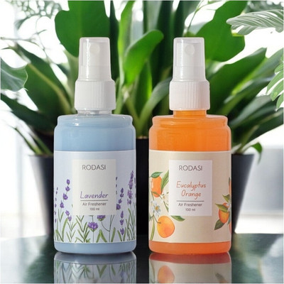 RODASI LAVENDER EUCALYPTUS ORANGE Car Freshener Spray RODASSSS_FLVEO100ML_109(2 x 100 ml)