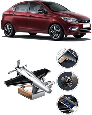 YUNEIK Car Solar Air Freshner Automatic Rotating Diffuser YK_SILVER-SINGLE-FAN-553(100 g)