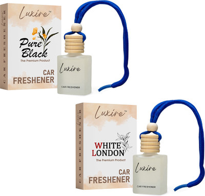 LUXIRE PUREBLACK-WHITELONDON Car Freshener Diffuser lx01(2 x 10 ml)
