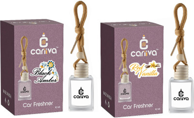 Cariiva BLACK AMBER - RED VANILLA Car Freshener Diffuser CR_02(2 x 10 ml)