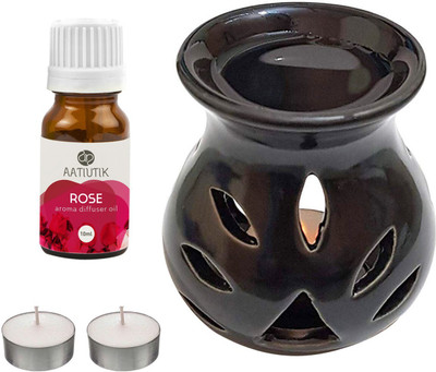 Aatiutik Rose Diffuser Set AT-2TL_BLACKTDIF_RS(4 x 2.5 ml)
