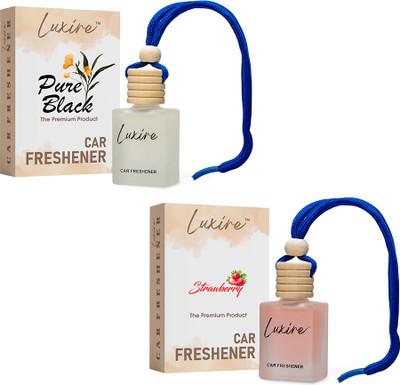 LUXIRE PUREBLACK-STRAWBERRY Car Freshener Diffuser lx01(2 x 10 ml)