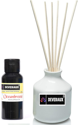 DEVERAUX aqua Diffuser Set Reed Diffuser set (ocean Breeze)(1 Units)