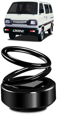 YUNEIK Car Solar Air Freshner Automatic 360° Rotating Diffuser Car-Black-Rotating-Freshner-B327(125 g)