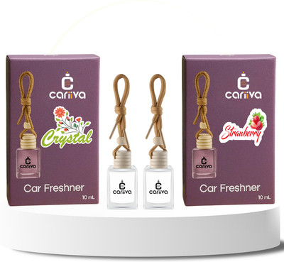 Cariiva CRYSTAL - STRAWBERRY Car Freshener Diffuser CR_02(2 x 10 ml)