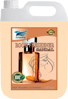 RARRS Sandal Car Freshener Refill Air And Room Freshener with Pleasant SANDAL Fragrance/ Freshens & Deodorize Room, Long Lastic Strong Fragrance(5 L)