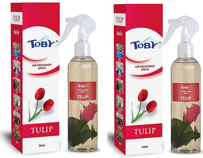 TOBY 2 TULIP AIR FRESHENER Spray 2 TULIP AIR FRESHENER(2 x 250 ml)