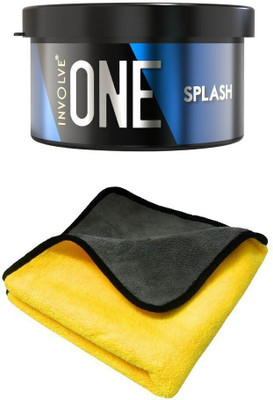Involve One Splash car perfume (Pack 1) with Microfiber Cotton Cloth (combo) Car Freshener Blocks One Splash car perfume (Pack 1) with Microfiber Cotton Cloth (combo)(2 x 1 Units)
