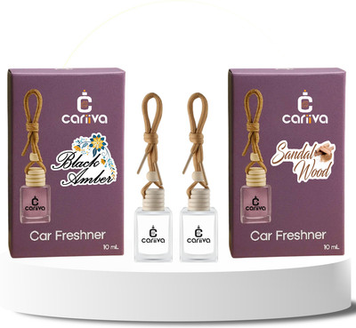 Cariiva BLACKAMBER-SANDALWOOD Car Freshener Diffuser CR_02(2 x 10 ml)