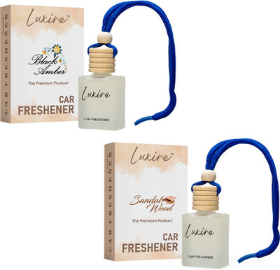 LUXIRE BLACKAMBER-SANDALWOOD Car Freshener Diffuser lx-02(2 x 10 ml)