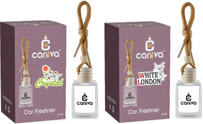 Cariiva CRYSTAL-WHITELONDON Car Freshener Diffuser CR_02(2 x 10 ml)