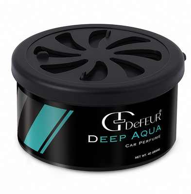 DeFEUR Organic Deep Aqua Car Perfume, Non-Liquid Fiber Freshener, Long-Lasting Blocks Fiber Car Perfume(40 g)