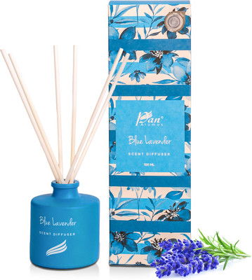 Pan Aromas Blue Lavender Crystal Collection - Reed Diffuser Set Blue Lavender Crystal Collection - Reed(100 ml)