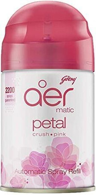 Godrej ROSE Car Freshener Refill, Spray aer Matic Petal Crush Pink Riifil(225 ml)