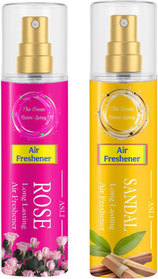 The Ocean Rose And Sandal(Chandan) Room Freshener, Long Lasting Room Spray Rose And Sandal(Chandan) Room Freshener(2 x 250 ml)