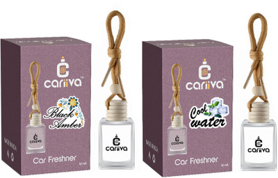 Cariiva BLACKAMBER-COOLWATER Car Freshener Diffuser CR_02(2 x 10 ml)