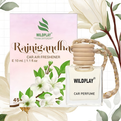 Formless Rajanigandha Hanging Car Car Freshener Diffuser Hanging Car Air Freshener(10 ml)