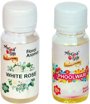 MyGodGift Rose Aroma, Floral Diffuser Rose Scented Floral Candle Fregrence Refreshing Aroma Diffuser Office Home pack of 1(2 x 12.5 g)