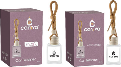 Cariiva MUSK-WHITELONDON Car Freshener Diffuser CR_02(2 x 10 ml)