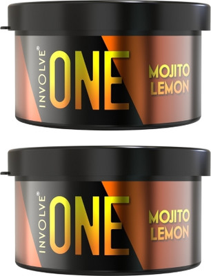 Involve ONE Mojito Lemon Fragrance Organic Car Perfume Combo Car Freshener Blocks ONE Mojito Lemon Fragrance Organic Car Perfume Combo(2 x 1 Units)