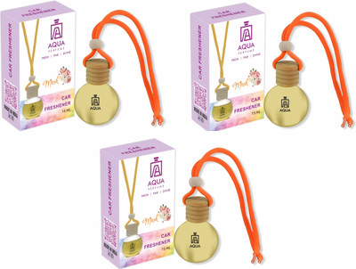 Aqua Musk Car Freshener Diffuser Musk Fragrance - 3Pcs Car Freshener Diffuser(2 x 7.5 ml)