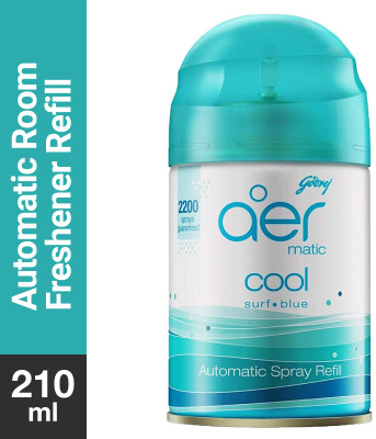 Godrej Aer Matic Room Freshener -Cool Surf Blue Refill Matic(210 ml)
