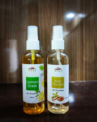 Vyli lemon grass, kesar chandan Spray Lemon grass and kesar chandan air spray(2 x 100 ml)