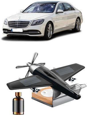 YUNEIK Car Aroma Air Freshener Perfume Solar Power Rotating Perfume Diffuser For Car Diffuser 50_YK-BLACK FAN-406(100 g)