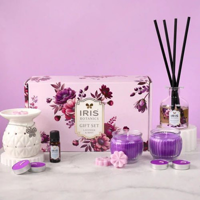 IRIS Botanics Lavender and Mint Potpourri, Diffuser Gift Set(1 Units)
