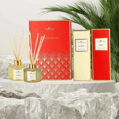 The Fragrance People A. Jasmine Reed Diffusers, B. Rose Reed Diffusers Diffuser Set(1.1 kg)