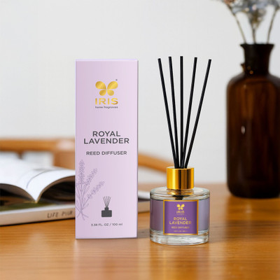 IRIS Royal Lavender Aroma Reed Diffuser Set Home Fragrances(100 ml)