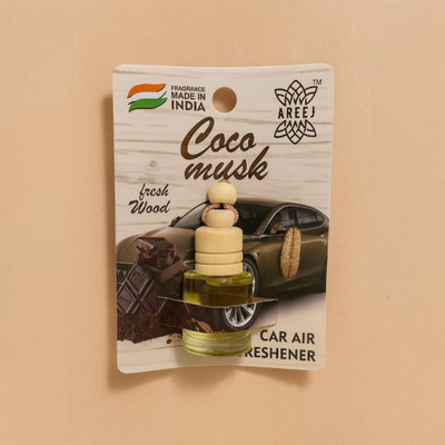 areej Coco musk Car Freshener Diffuser Car hanging perfume Car air freshener(8 ml)