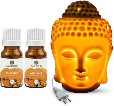 Aatiutik Mogra Diffuser Set AT-eBUDDHA_2MOG(3 x 6.67 ml)