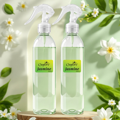 Ooplore Jasmine Spray Jasmine natural smelling Refreshing & Undiluted For Room freshener in all spaces(2 x 250 ml)