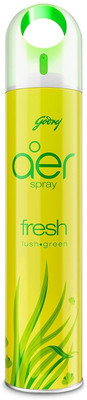 Godrej Long Lasting Spray Air Freshener for Home & Office - Fresh Lush Green 220 ml)(220 ml)